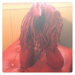 Wild Rose Woman’s Red Suede Fringe Boots